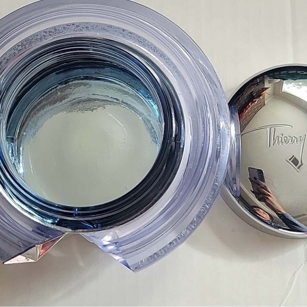 Thierry Mugler Angel Perfuming Body Cream - Silver Designer Jar - Empty - Picture 4 of 8